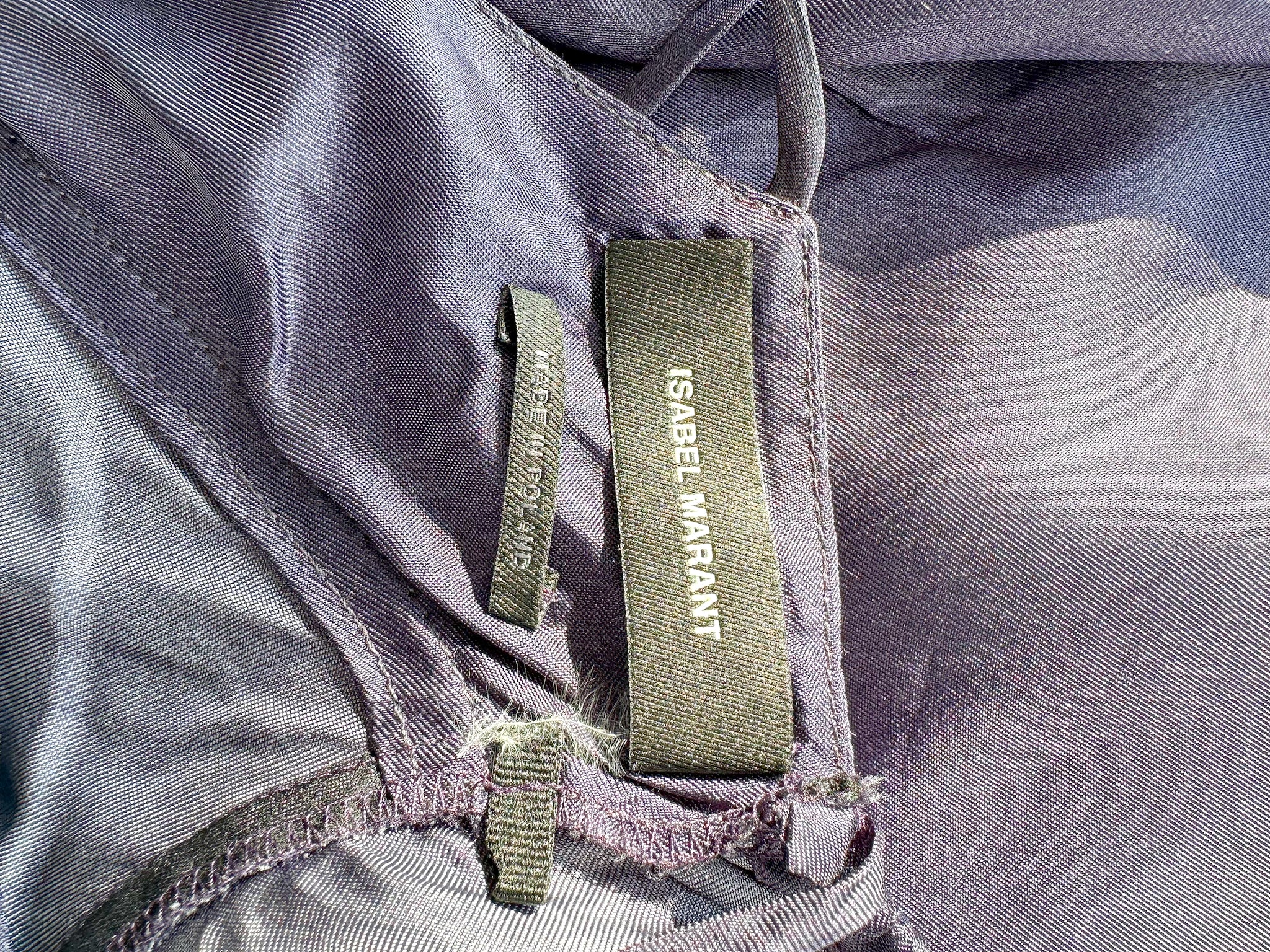 Isabel Marant Brandi Semi Sheer Satin Playsuit