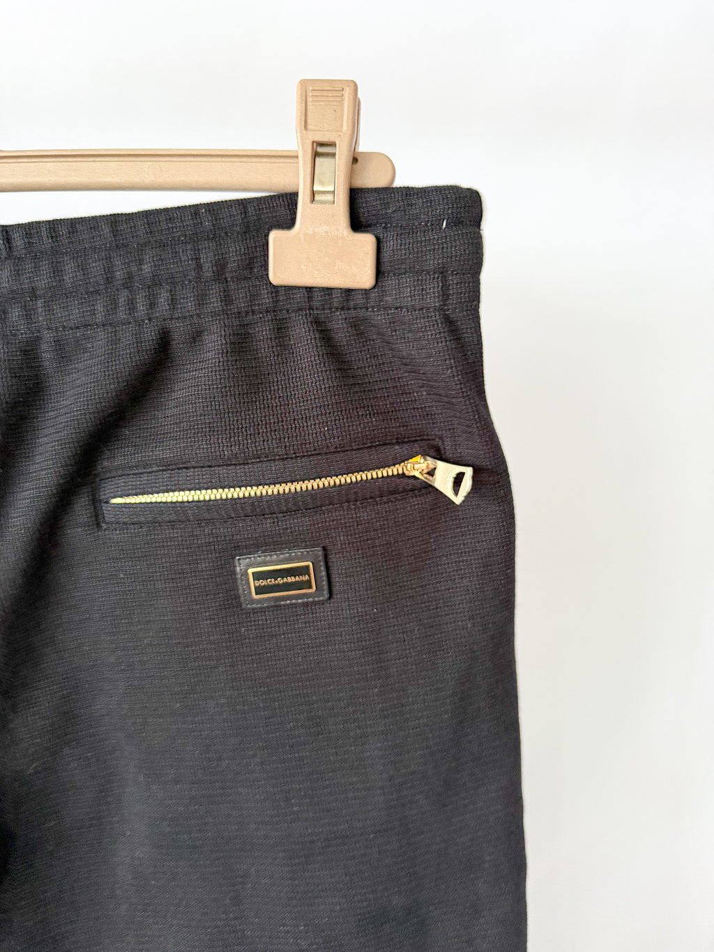 Dolce & Gabbana Black White Casual Tracksuit Trackpant