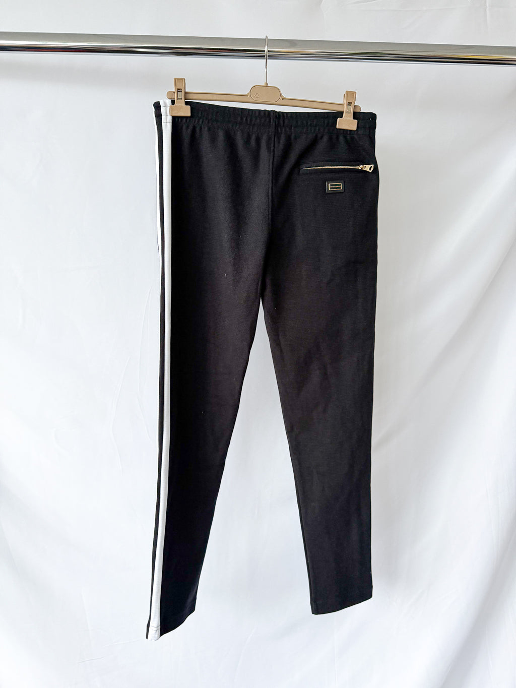 Dolce & Gabbana Black White Casual Tracksuit Trackpant