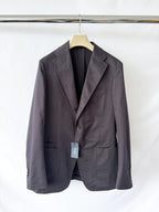 Drake's Navy Blue Cotton Drill Blazer