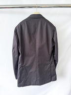 Drake's Navy Blue Cotton Drill Blazer