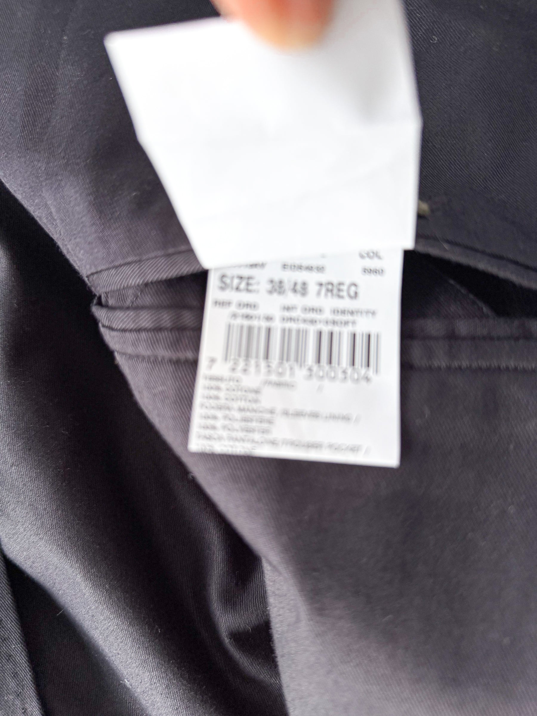 Drake's Navy Blue Cotton Drill Blazer