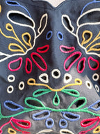 Chloe Floral Embroidered Eyelet Spaghetti Strap Crop Top