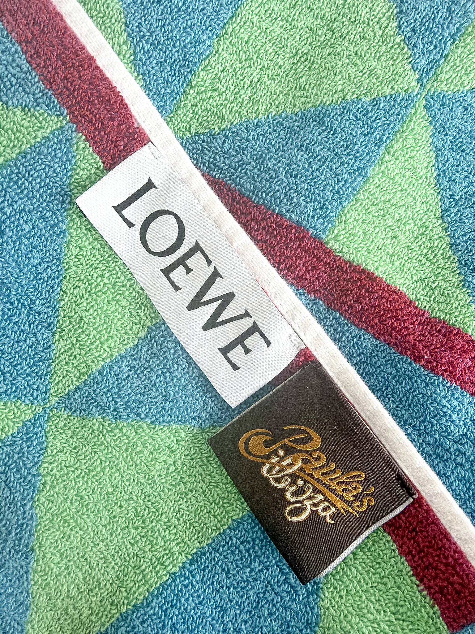 Loewe Paula's Ibiza Logo Jacquard-Bussola Towel