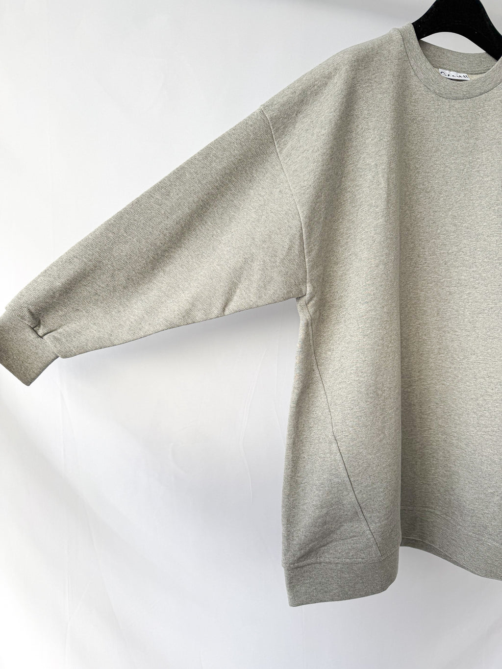 Ganni Logo Software Grey Sweatshirt