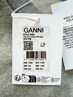 Ganni Logo Software Grey Sweatshirt