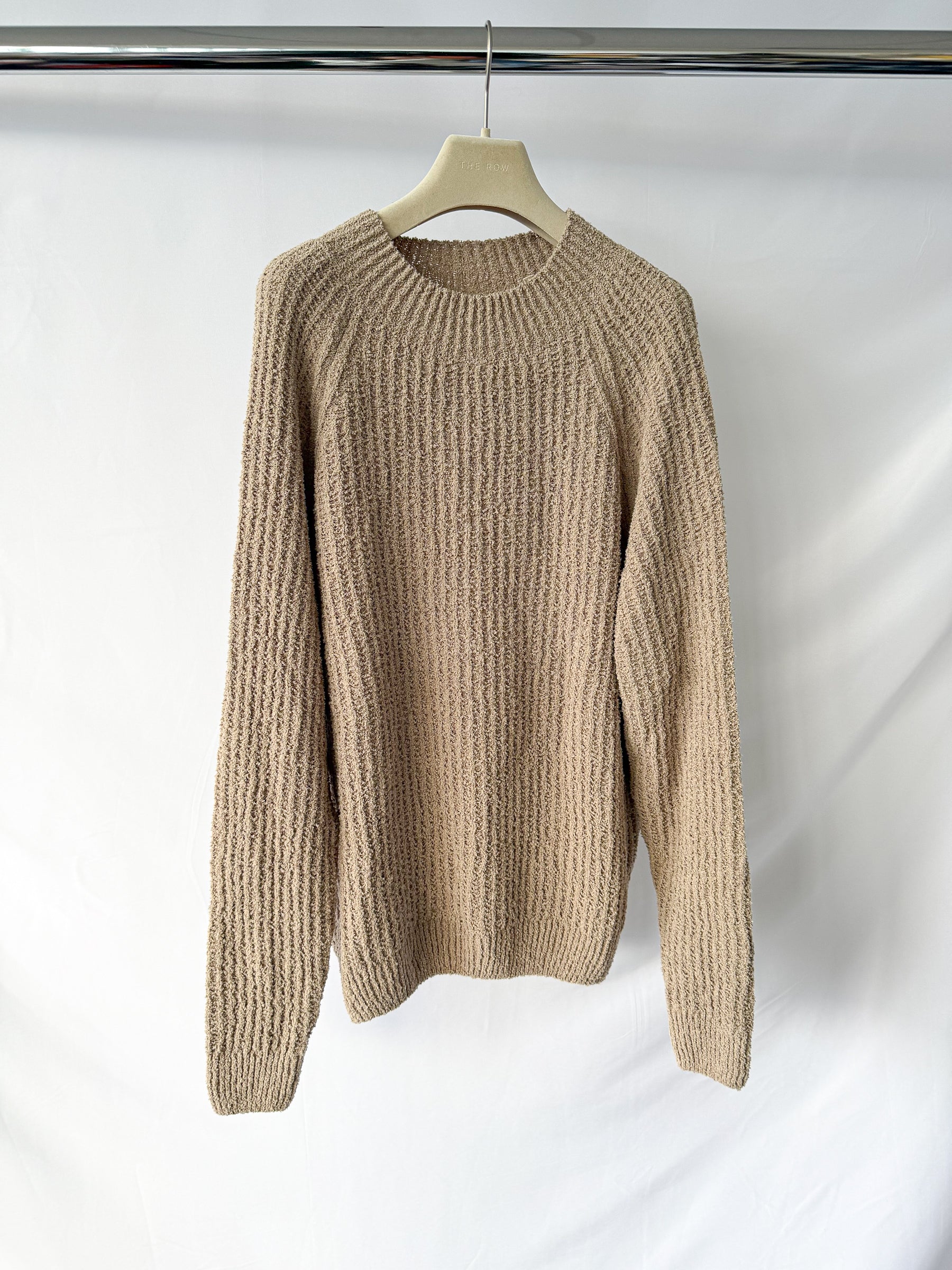 Sunflower Beige Knit Crew Neck Hendrix Sweater