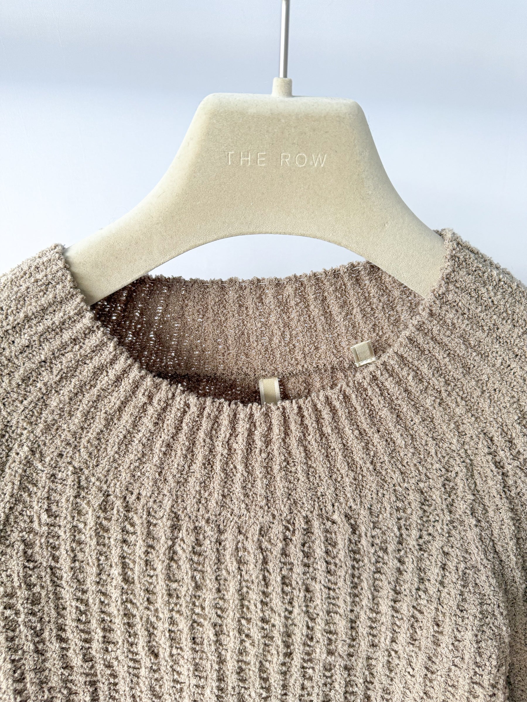 Sunflower Beige Knit Crew Neck Hendrix Sweater