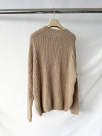 Sunflower Beige Knit Crew Neck Hendrix Sweater