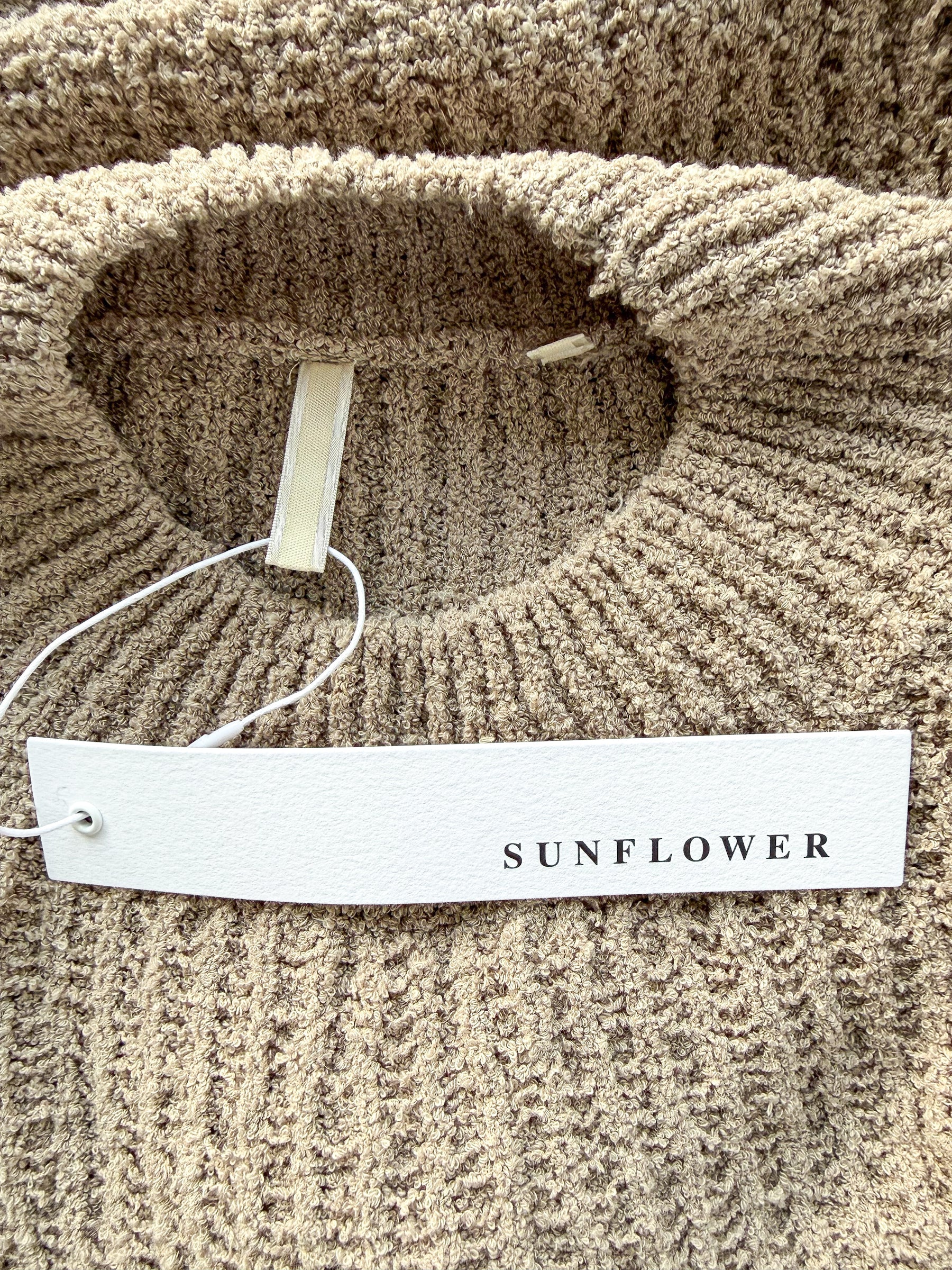 Sunflower Beige Knit Crew Neck Hendrix Sweater