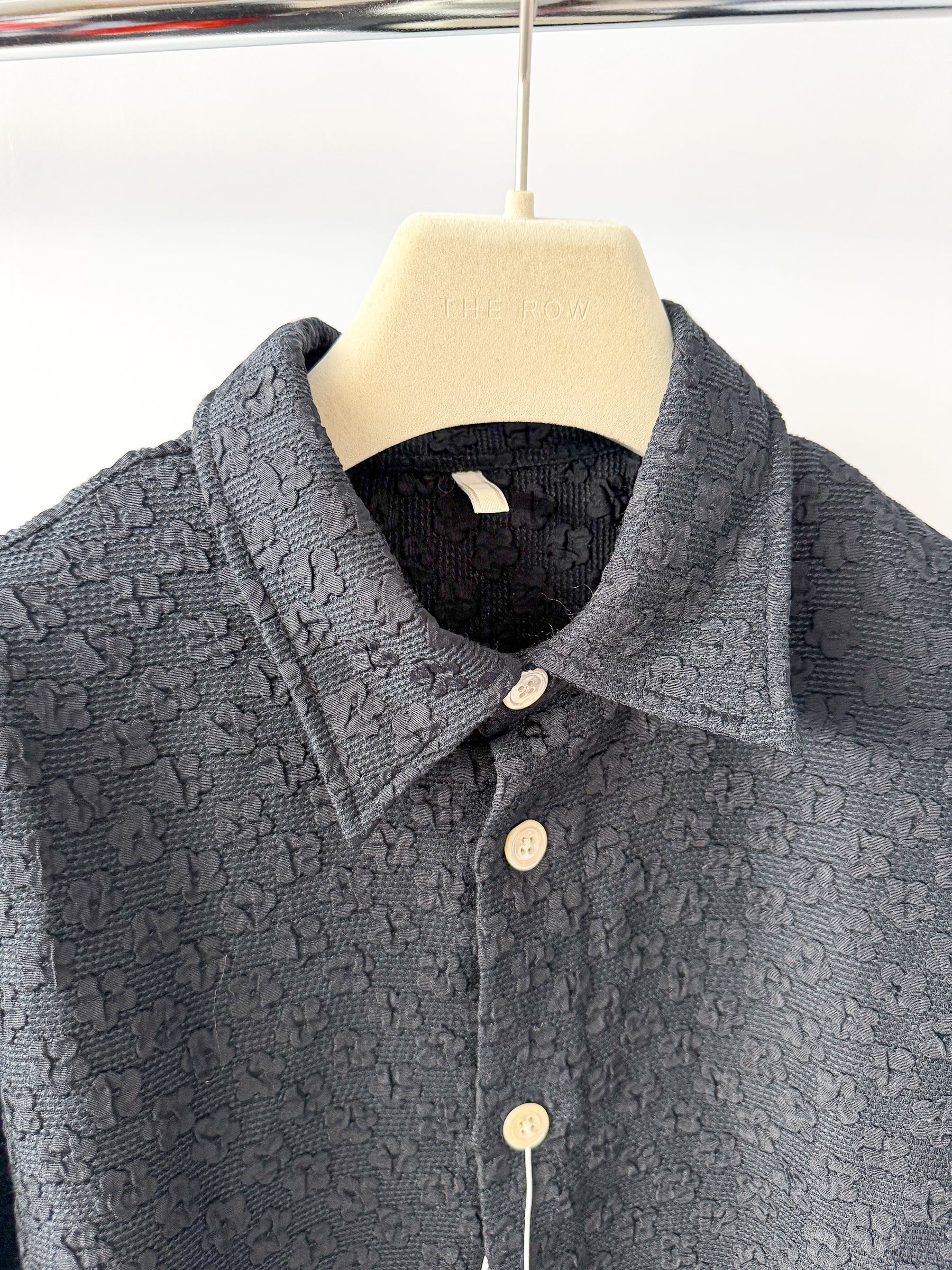 Sunflower Floral Jacquard Studio Navy Shirt