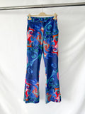 House Of Sunny Losing My Favourite Game Psychedelic Blue Trousers