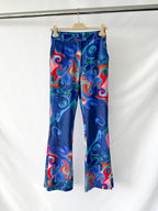 House Of Sunny Losing My Favourite Game Psychedelic Blue Trousers