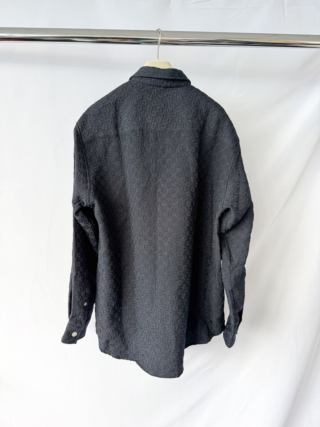 Sunflower Floral Jacquard Studio Navy Shirt