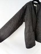 Our Legacy Schwarze Mohair-Strickjacke mit Knöpfen