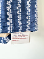 Short en soie bleu tie-dye Kartik Research