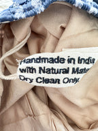 Short en soie bleu tie-dye Kartik Research