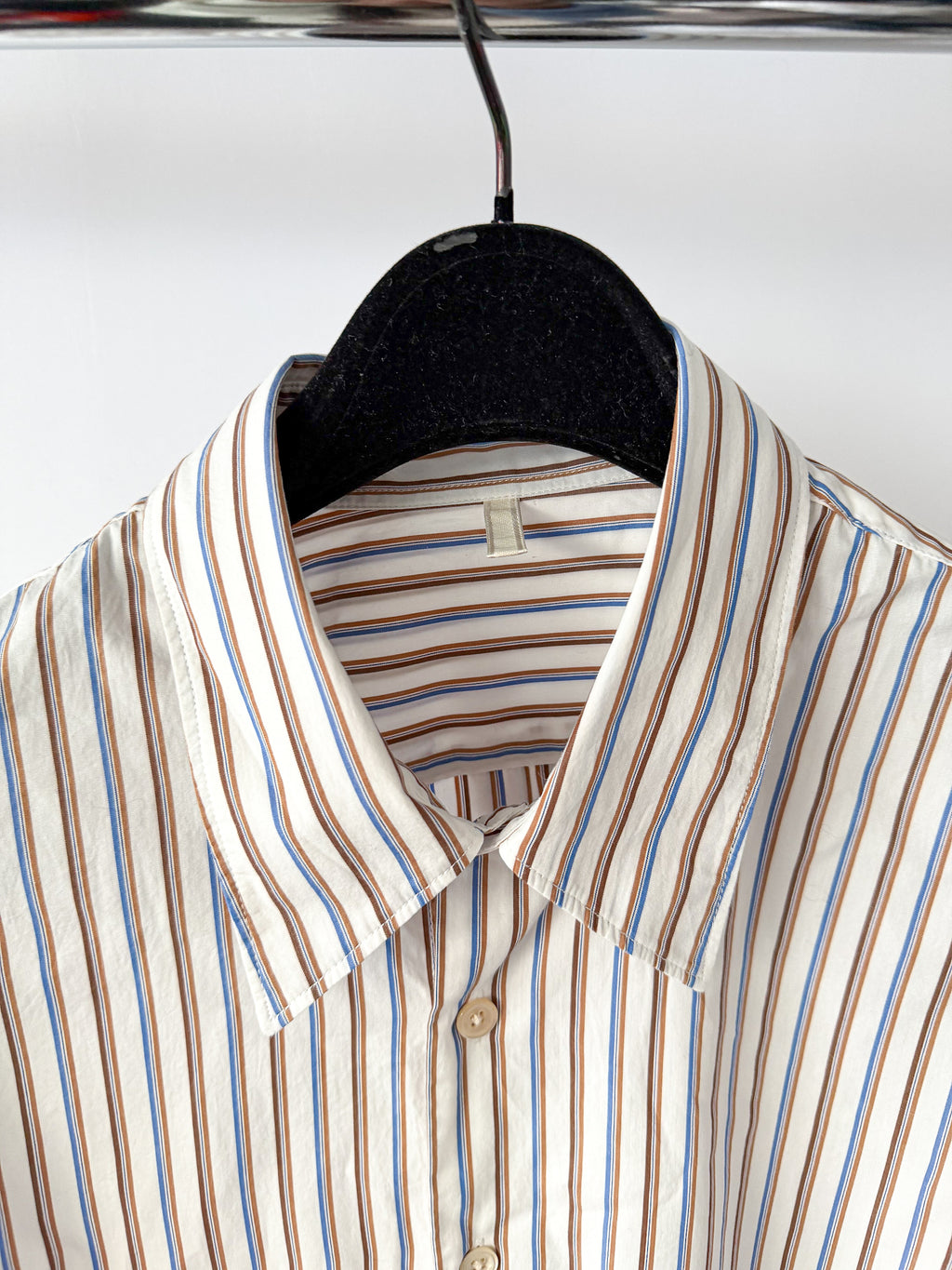 Sunflower Striped Cotton Poplin Shirt