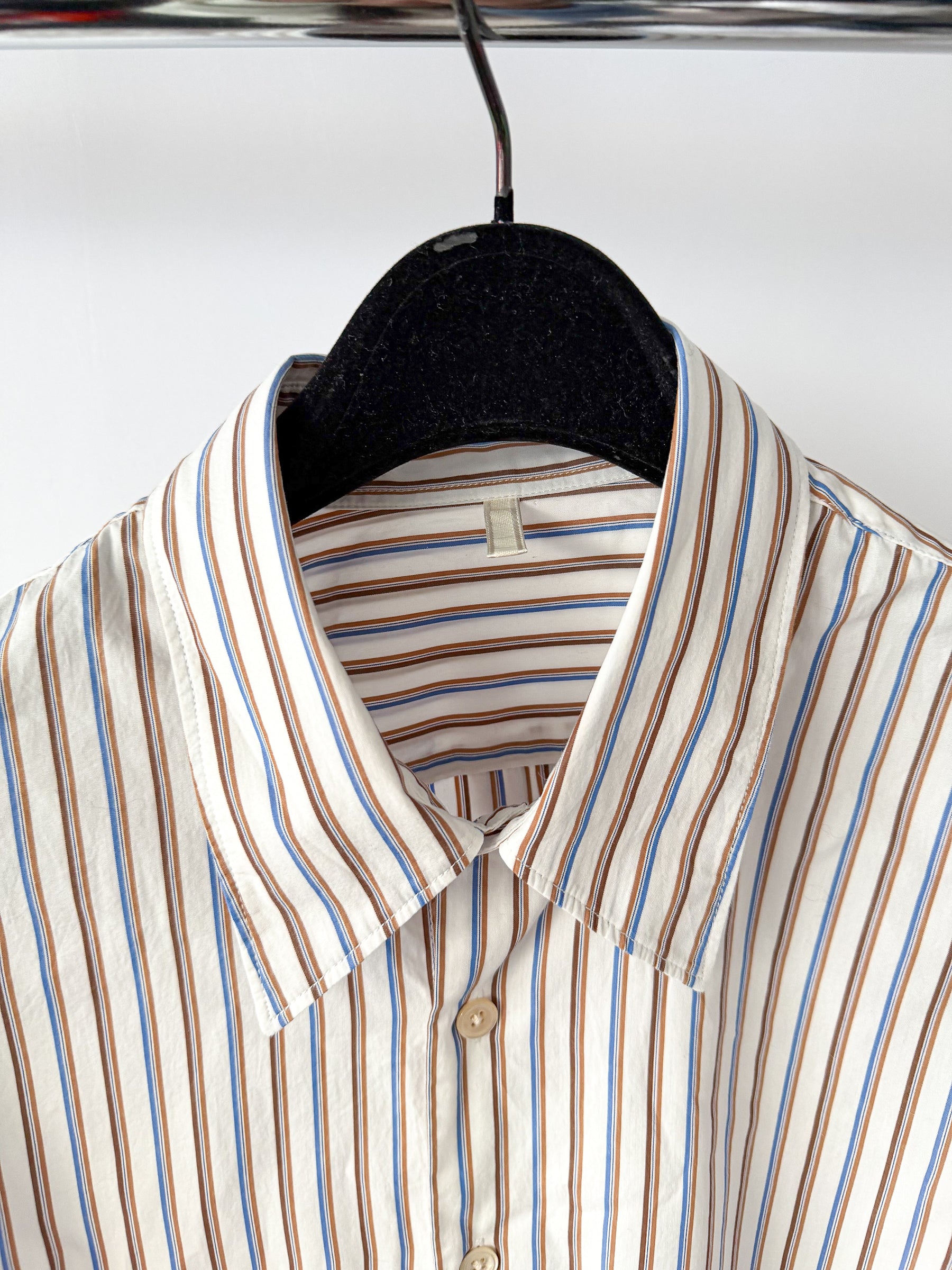 Sunflower Striped Cotton Poplin Shirt