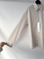 Sunflower Striped Cotton Poplin Shirt