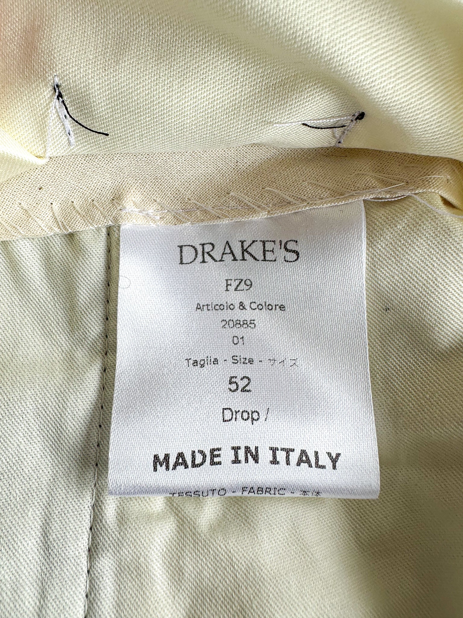 Drake's Grey Chalk Striped Alpaca Wool Trousers - House Of Huntington