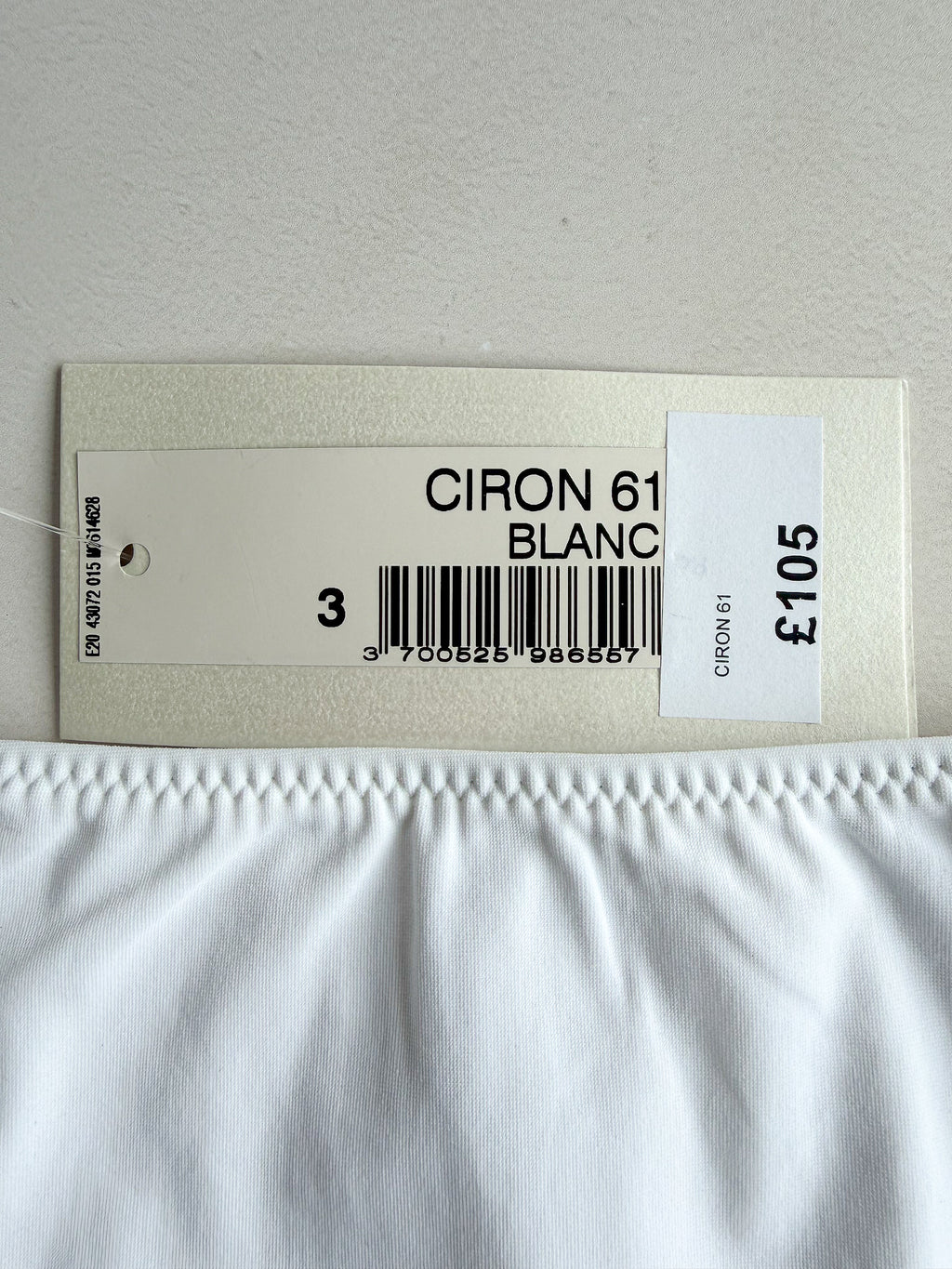 Pain De Sucre White Chain Sides Bikini Bottom in Ciron