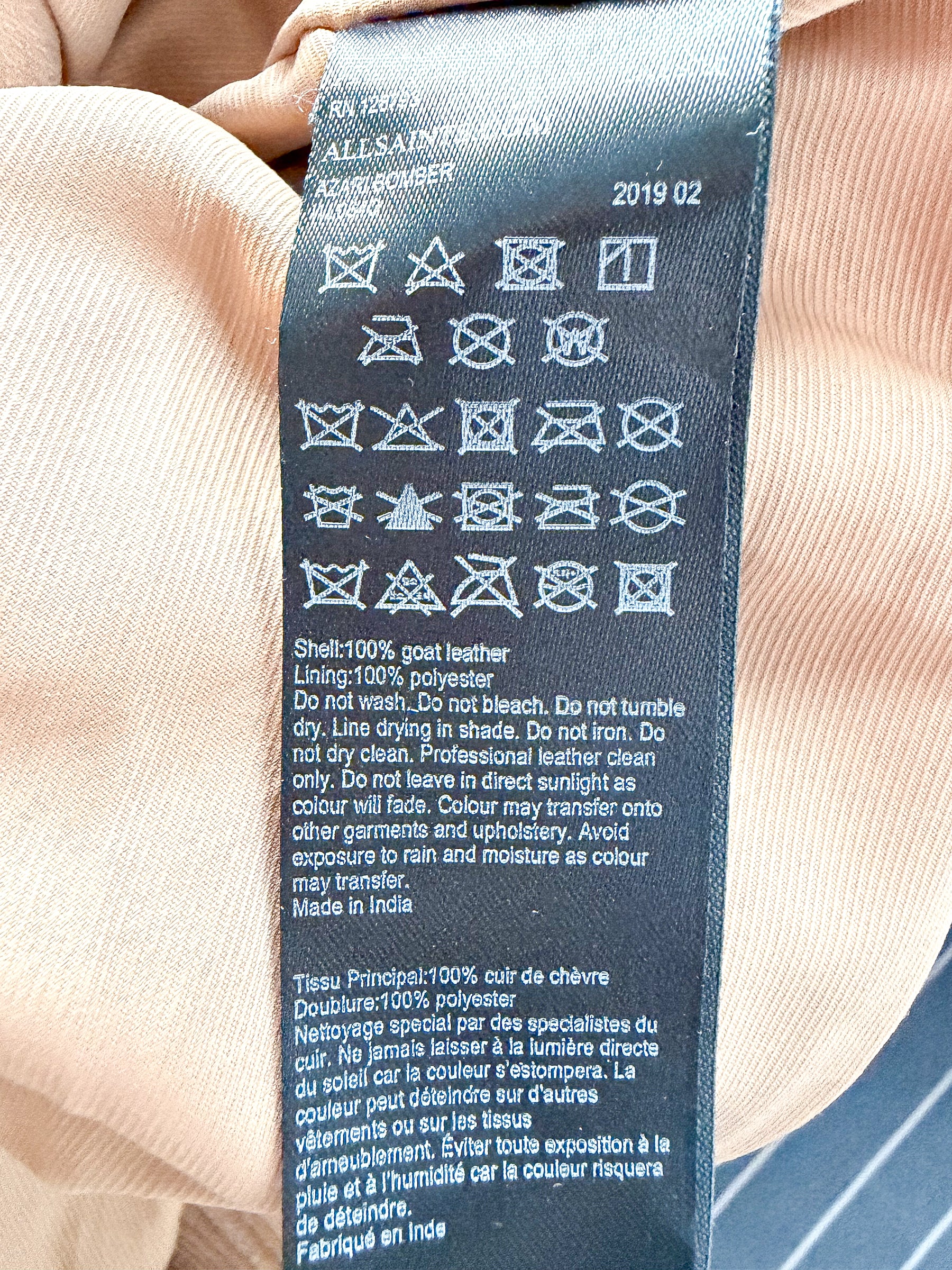 Azari Bomber Honey Brown Suede Jacket