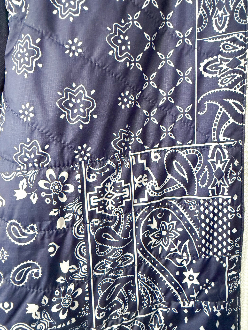 Ralph Lauren RLX Bandana Print Blue Hybrid Jacket