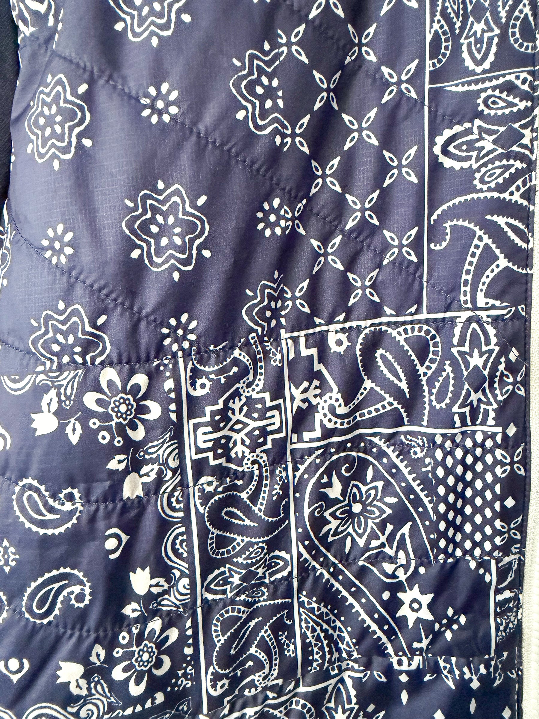 Ralph Lauren RLX Bandana Print Blue Hybrid Jacket