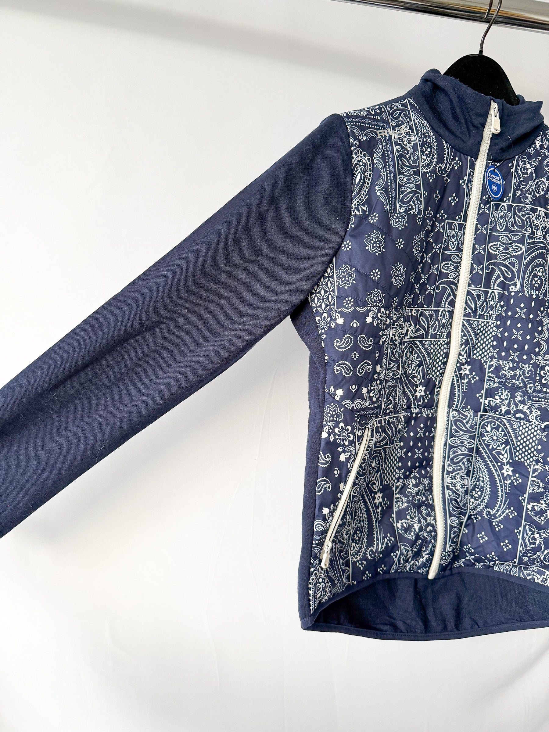 Ralph Lauren RLX Bandana Print Blue Hybrid Jacket