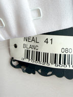 Pain De Sucre White French Lace Padded Strapless Bra in Neal
