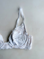 Pain De Sucre White French Lace Bra in Delia