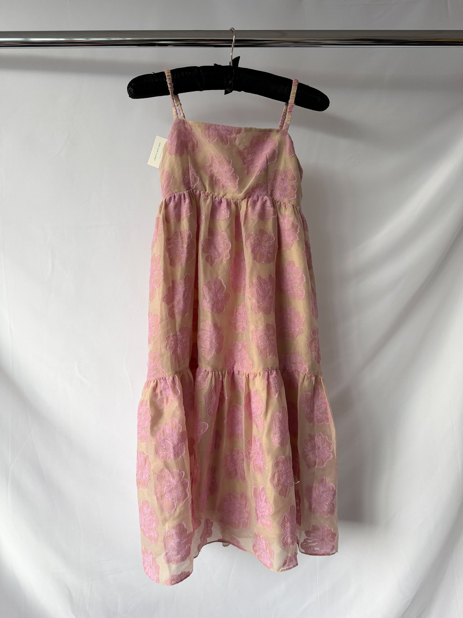 Baum Und Pferdgarten Aviana Big Pink Flower Midi Dress
