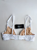 Pain De Sucre White French Lace Bra in Delia