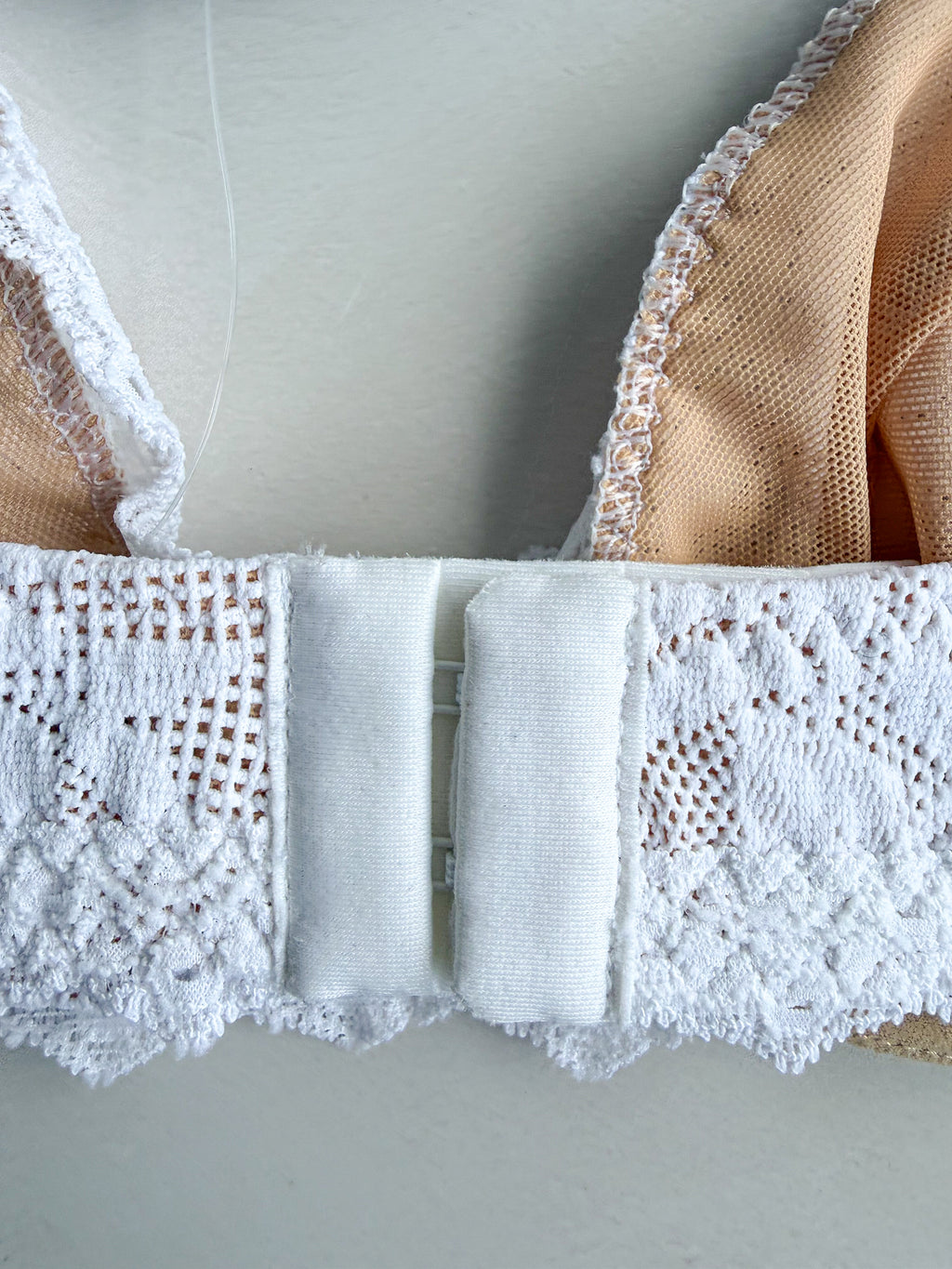 Pain De Sucre White French Lace Bra in Delia