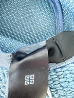 Givenchy Woven Raffia Straw Logo Front Bucket Hat