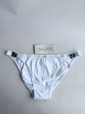 Pain De Sucre White Jewel Sides Bikini Bottom in Nipy