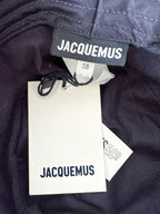 Jacquemus Le Bob Ovalie Shell Chapeau Bob Bleu Marine