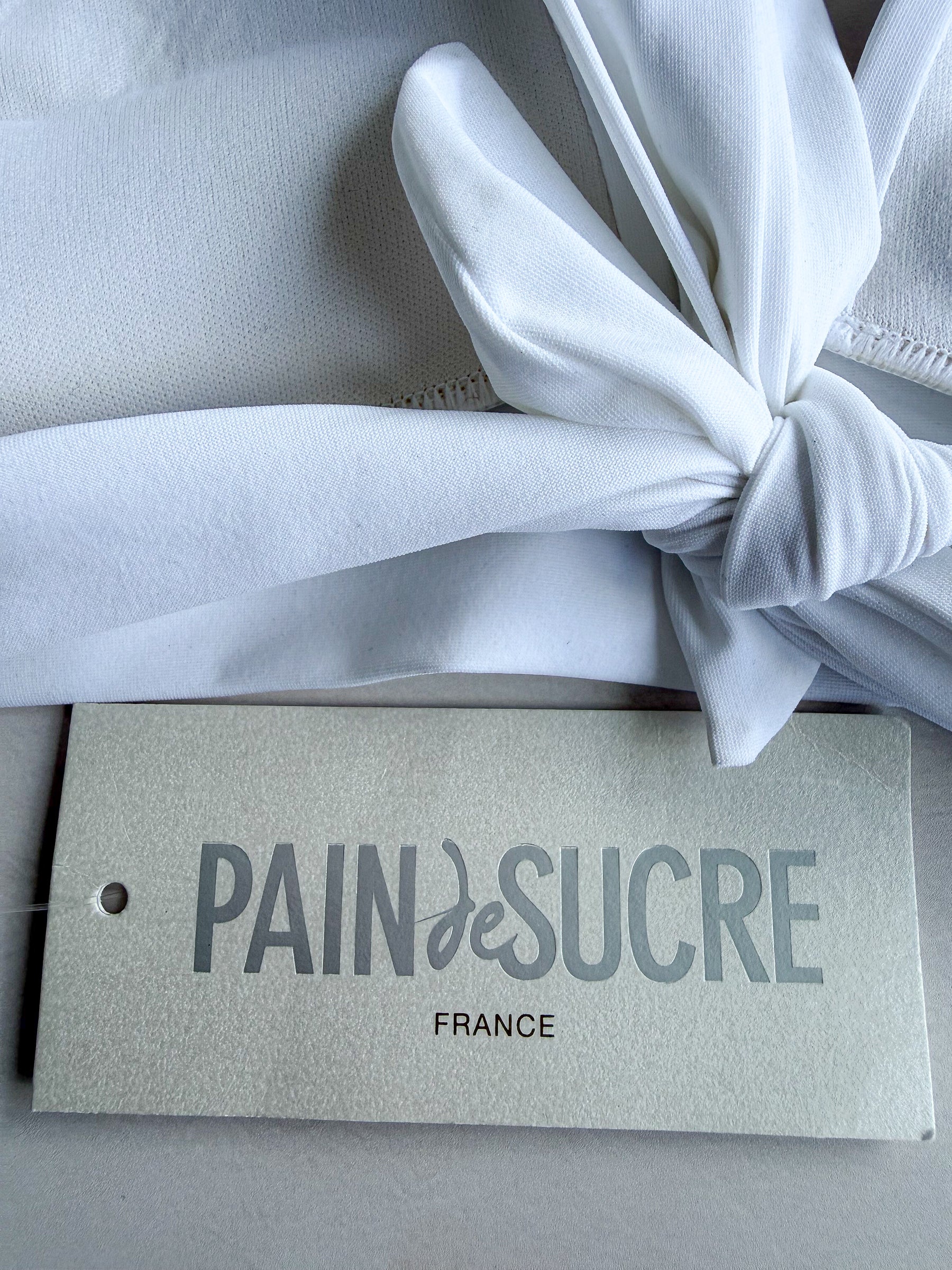 Pain De Sucre Bikini Top in Diva White
