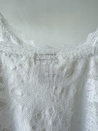 Pain De Sucre White French Lace Camisole Slip Top