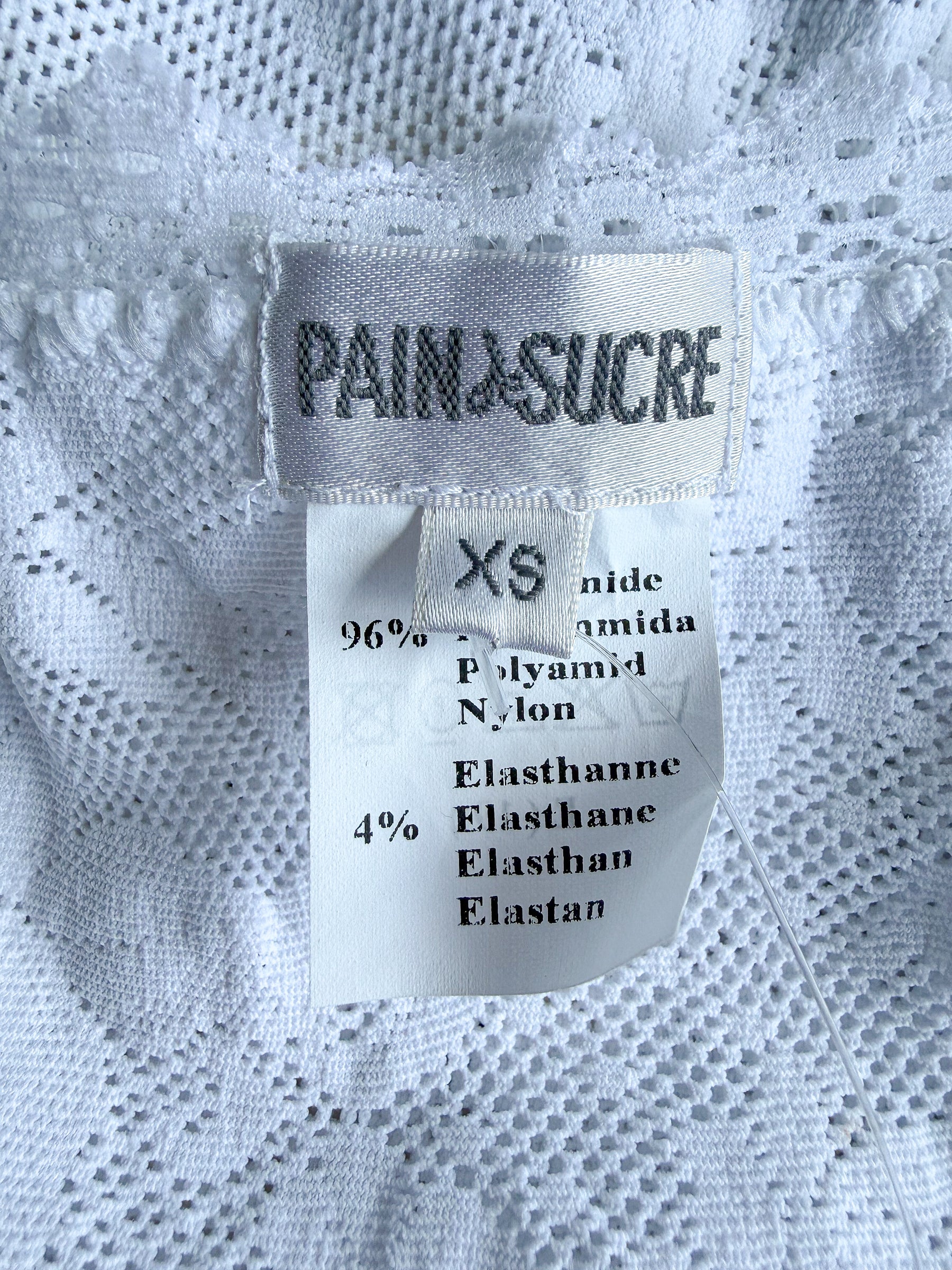 Pain De Sucre White French Lace Camisole Slip Top