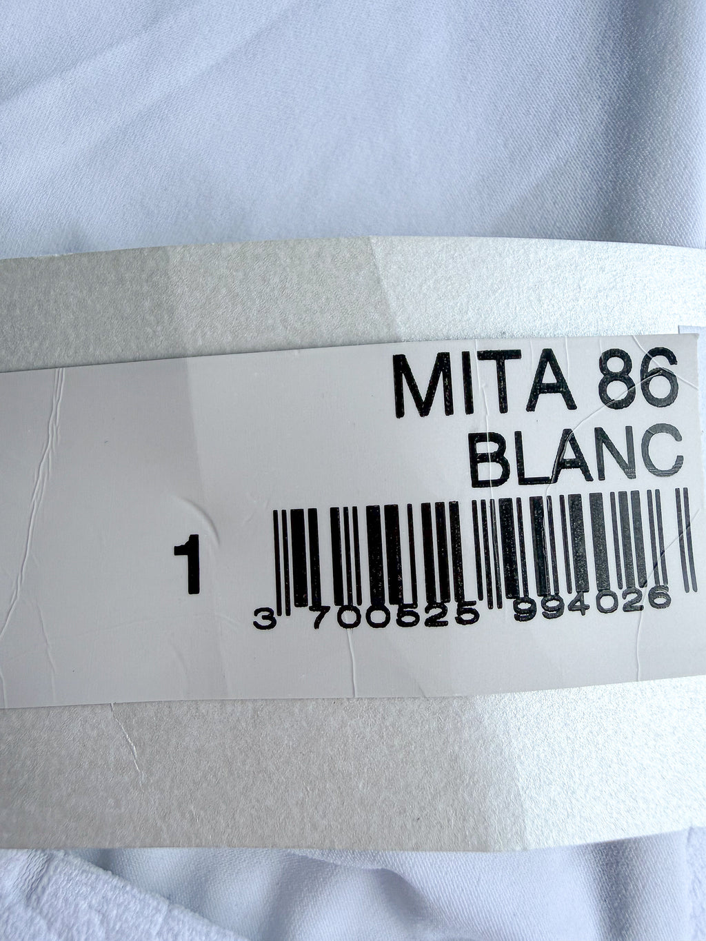 Pain De Sucre White Floral Woven Bikini Top in Mita