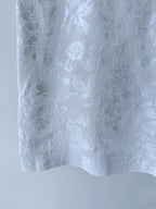 Pain De Sucre White French Lace Slip Dress In Jasun