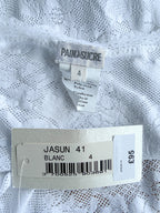 Pain De Sucre White French Lace Slip Dress In Jasun