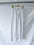 Pain De Sucre White Lace Beach Trousers in Timea