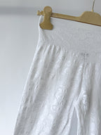 Pain De Sucre White Lace Beach Trousers in Timea