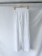 Pain De Sucre White Lace Beach Trousers in Timea