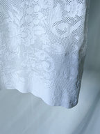 Pain De Sucre White Lace Beach Trousers in Timea