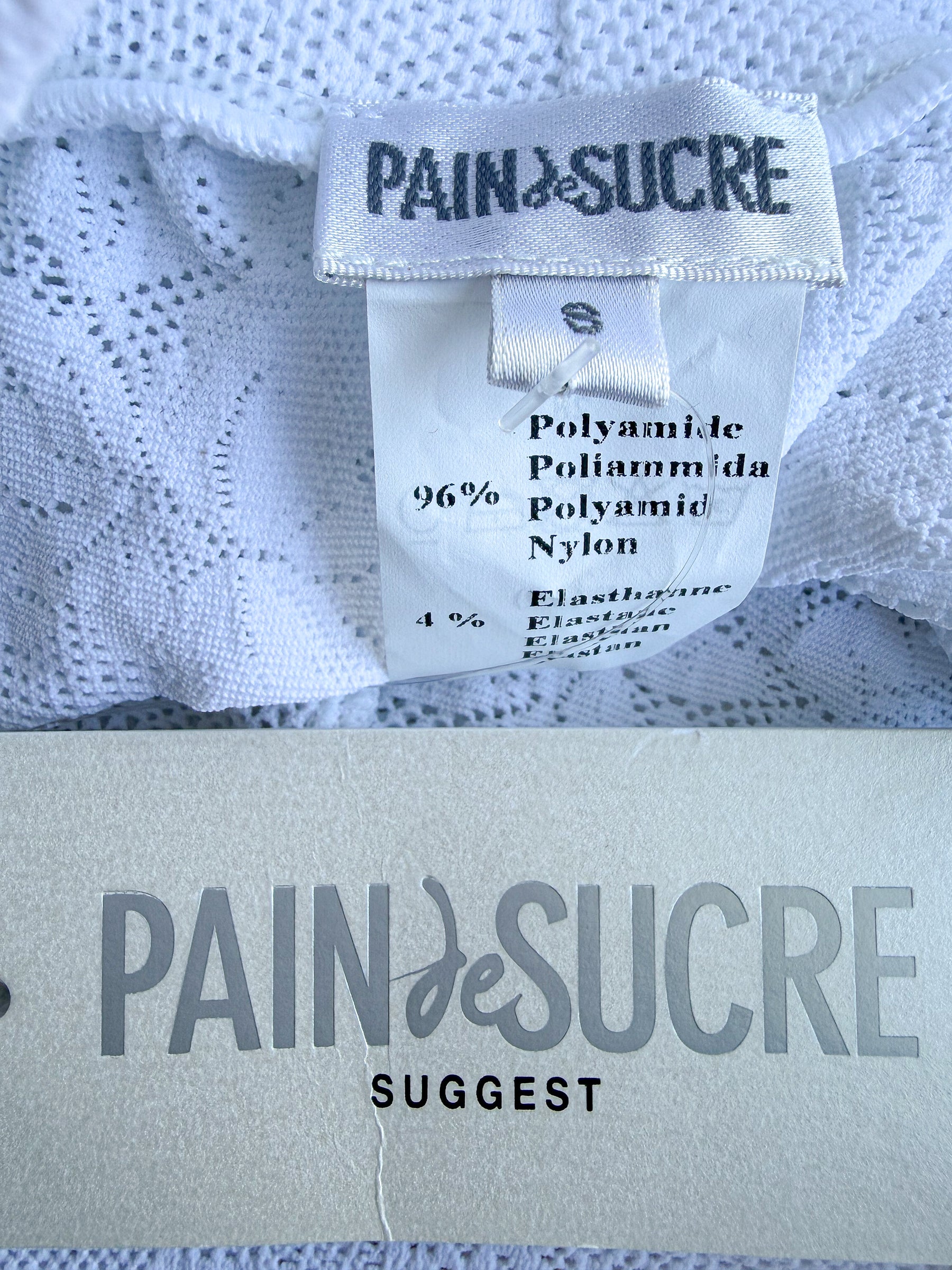 Pain De Sucre White Lace Beach Trousers in Timea