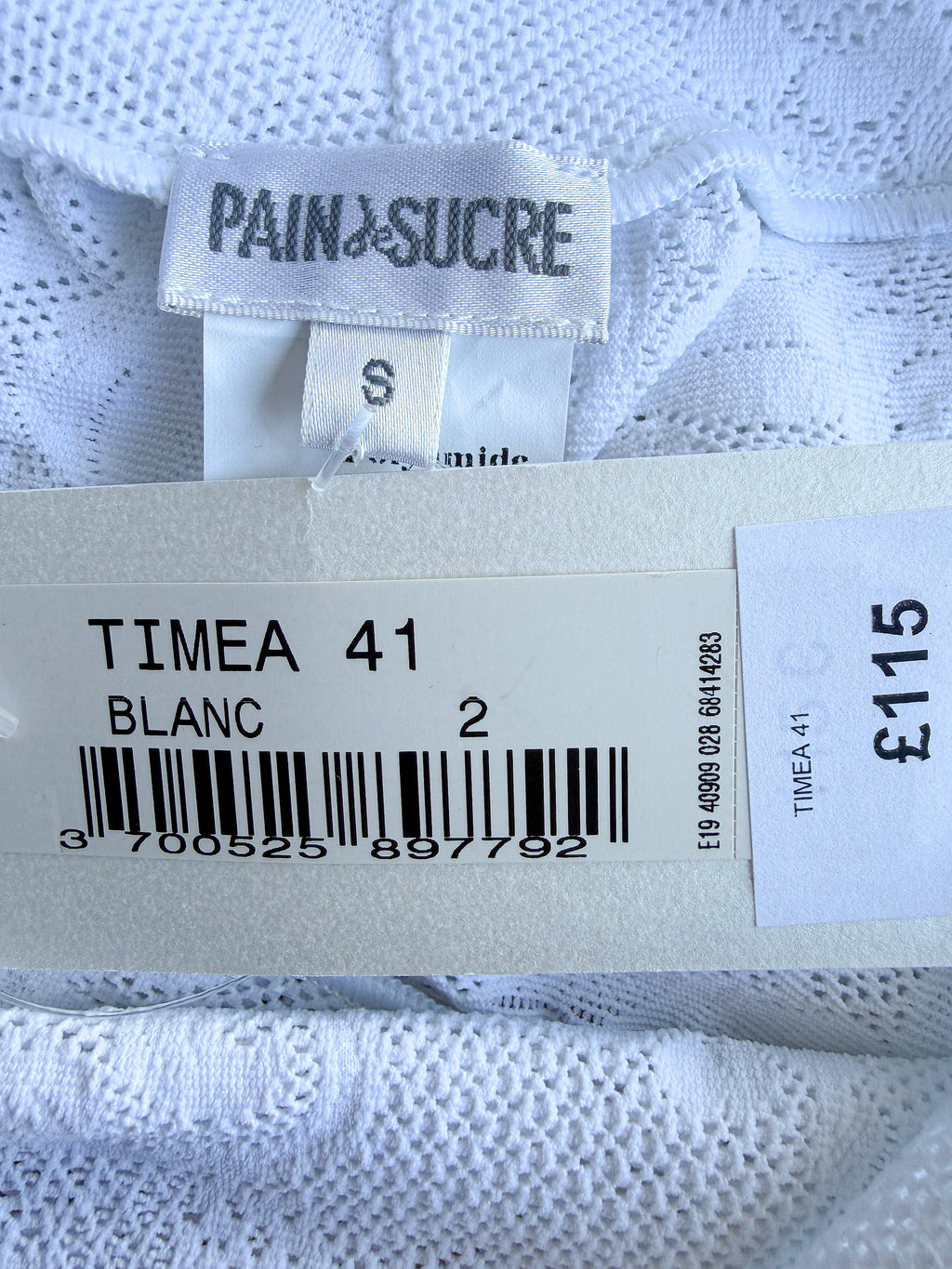 Pain De Sucre White Lace Beach Trousers in Timea